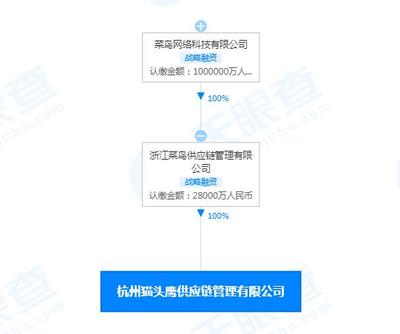 增資至2.8億，增幅27900%！菜鳥投資杭州貓頭鷹供應鏈，背后暗藏物流棋局
